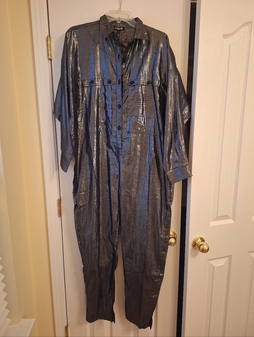 Suzi Kondi Metallic Jumpsuit